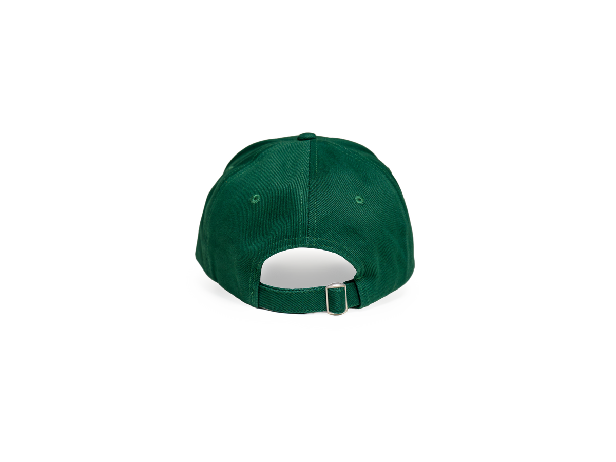 Casquette verte brodée Pizza 3000