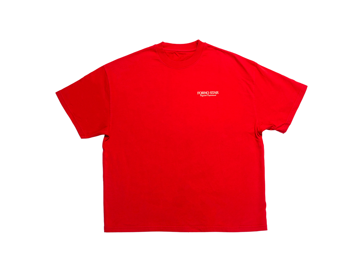 T-shirt rouge du département Pizzaioli