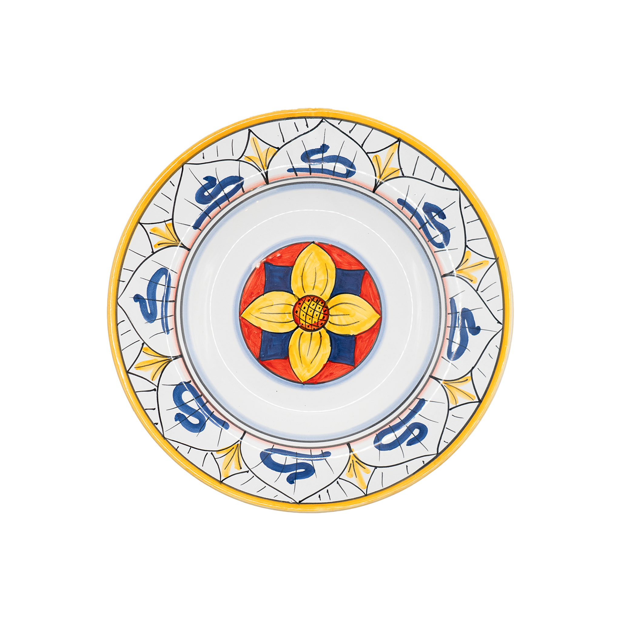 Fleur décorative Antica Deruta 20cm