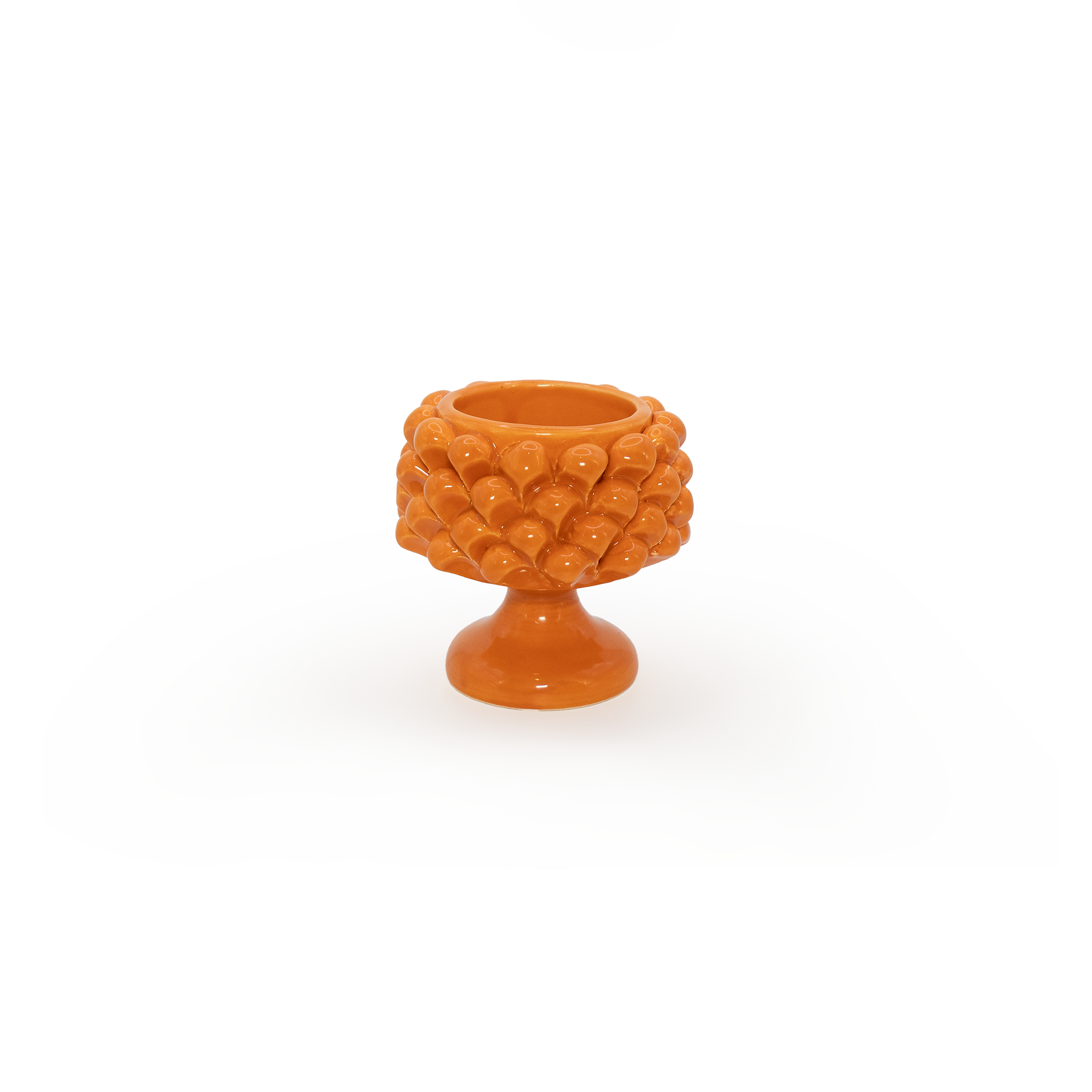 Bougeoir orange Pigna Trinacria