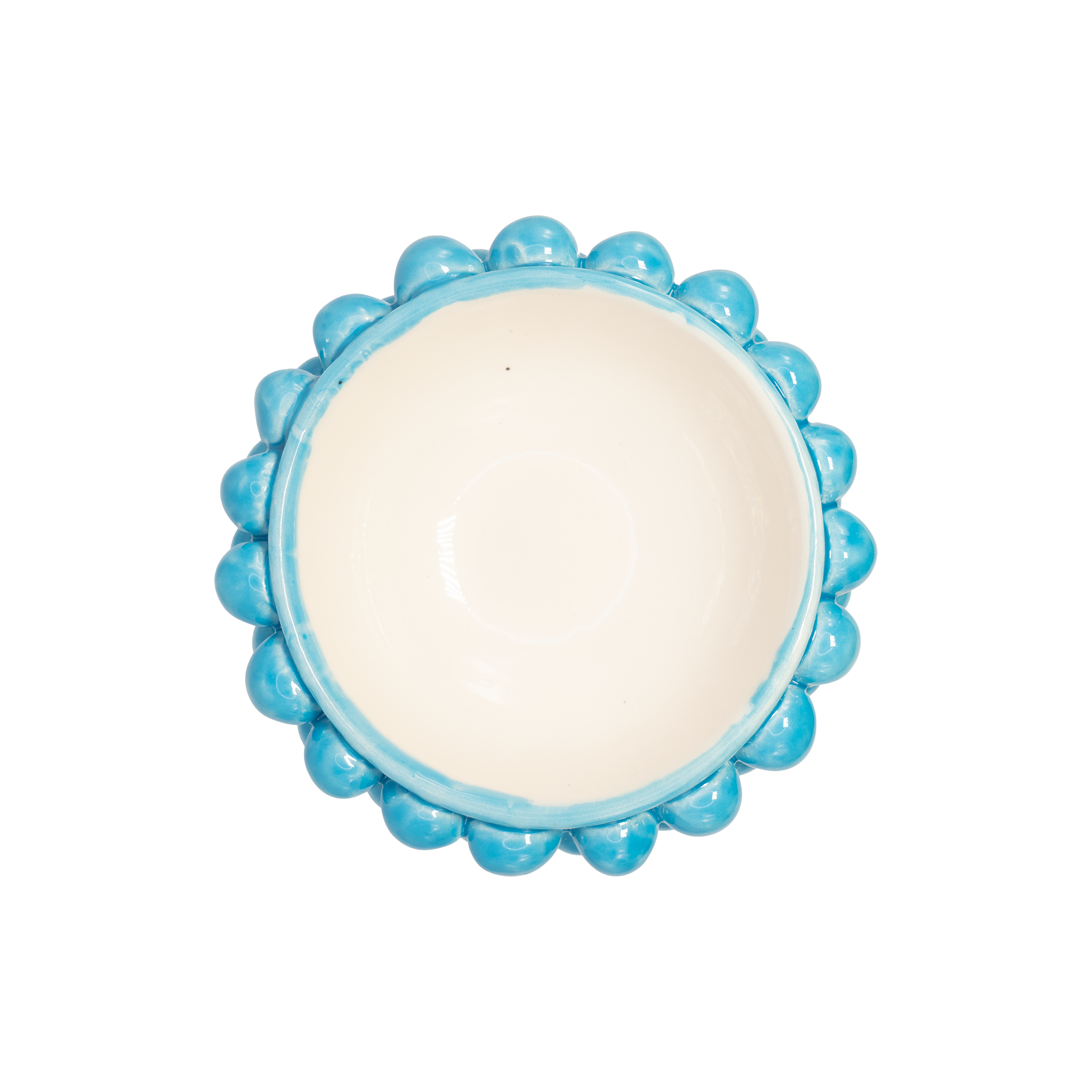 Grand bol turquoise Pigna Trinacria