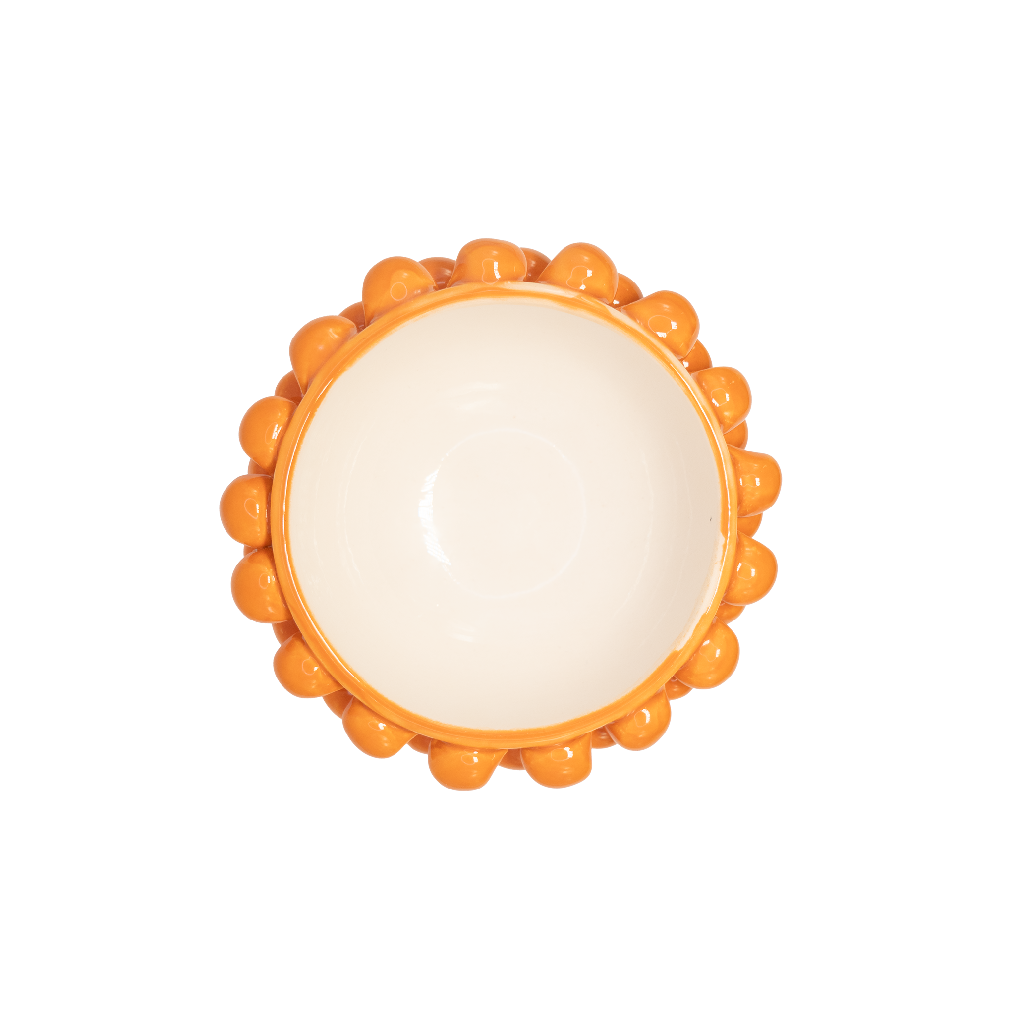 Grand bol orange Pigna Trinacria