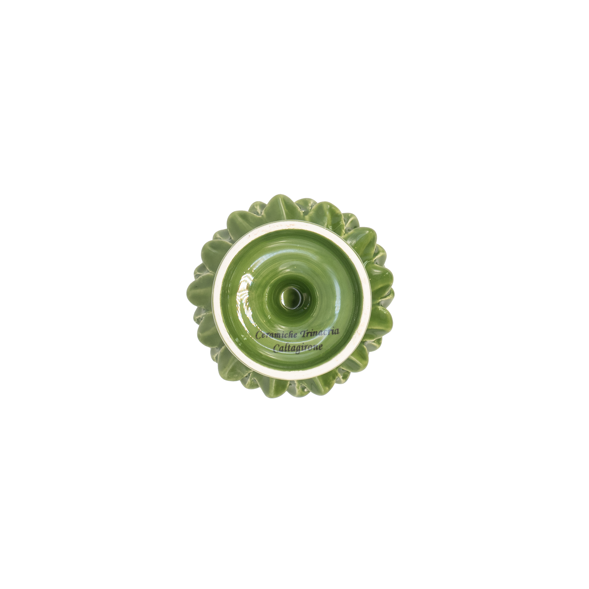 Bougeoir vert Pigna Trinacria