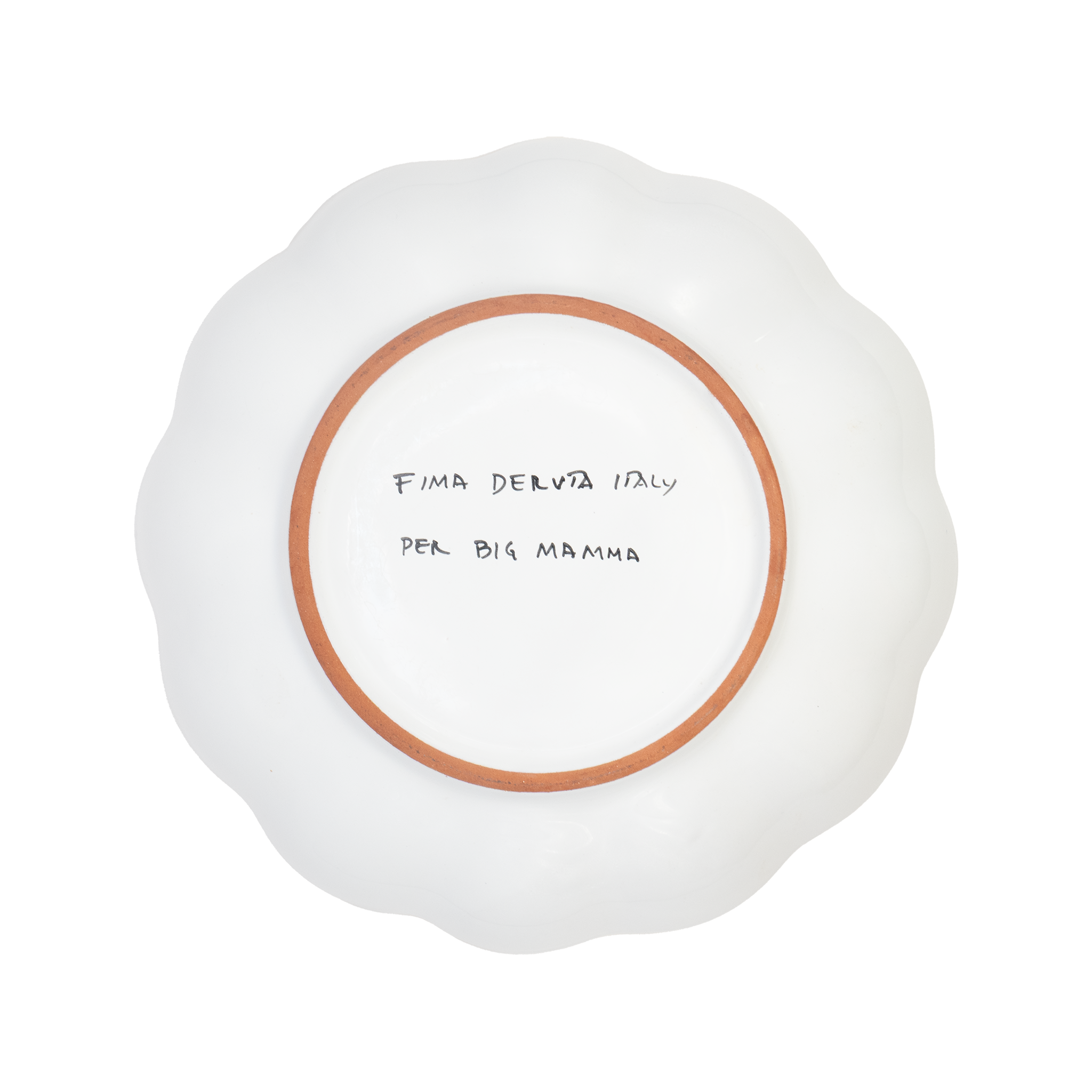 Figure gialle plate Fima 25 cm