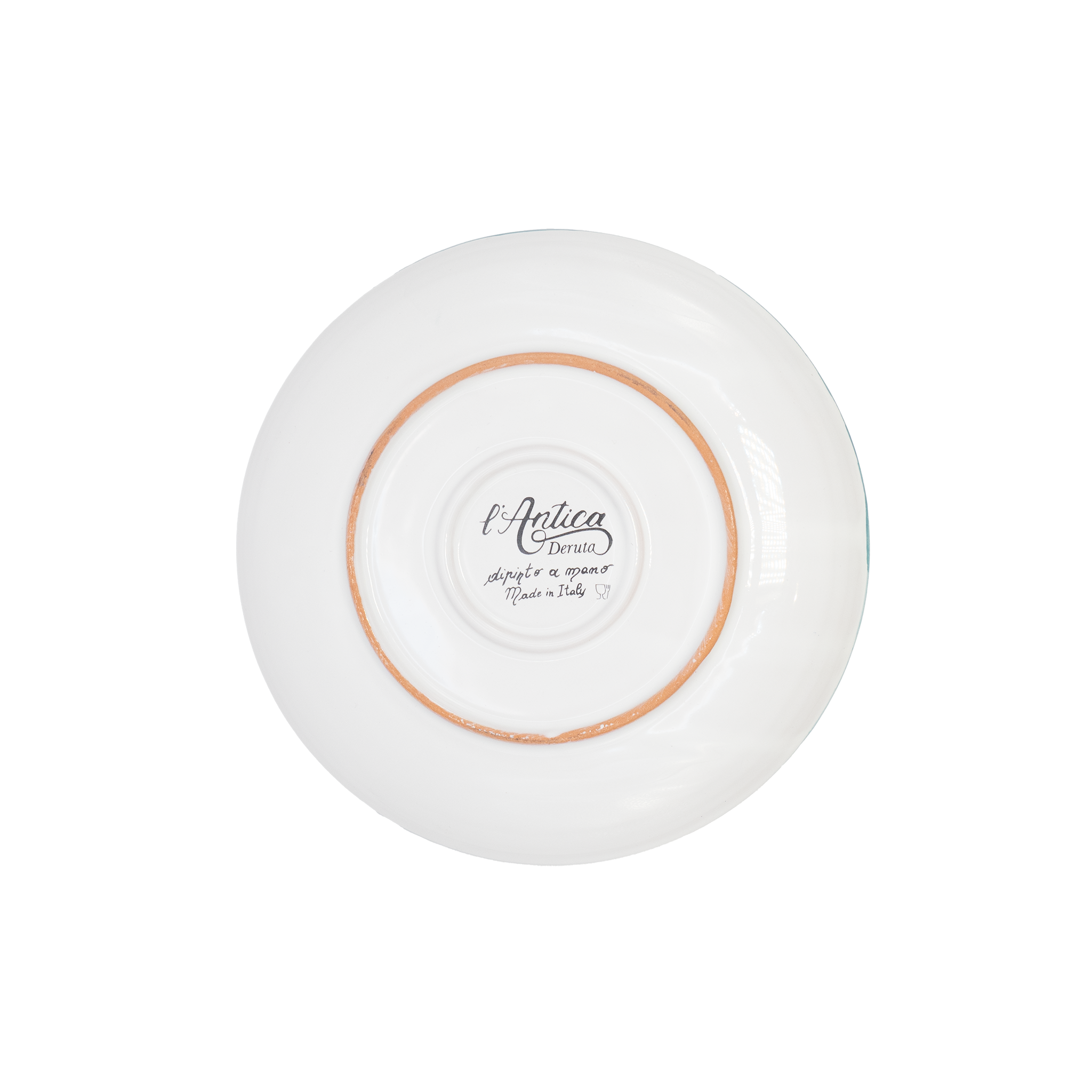 Assiette Foglie torchesi Antica Deruta 20 cm