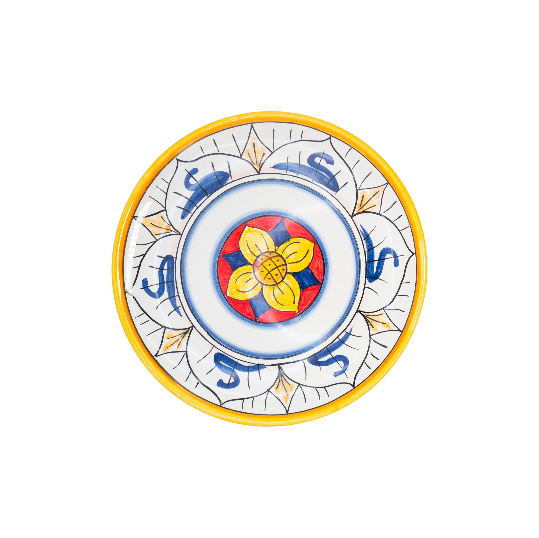 Assiette Fiore Antica Deruta 20 cm