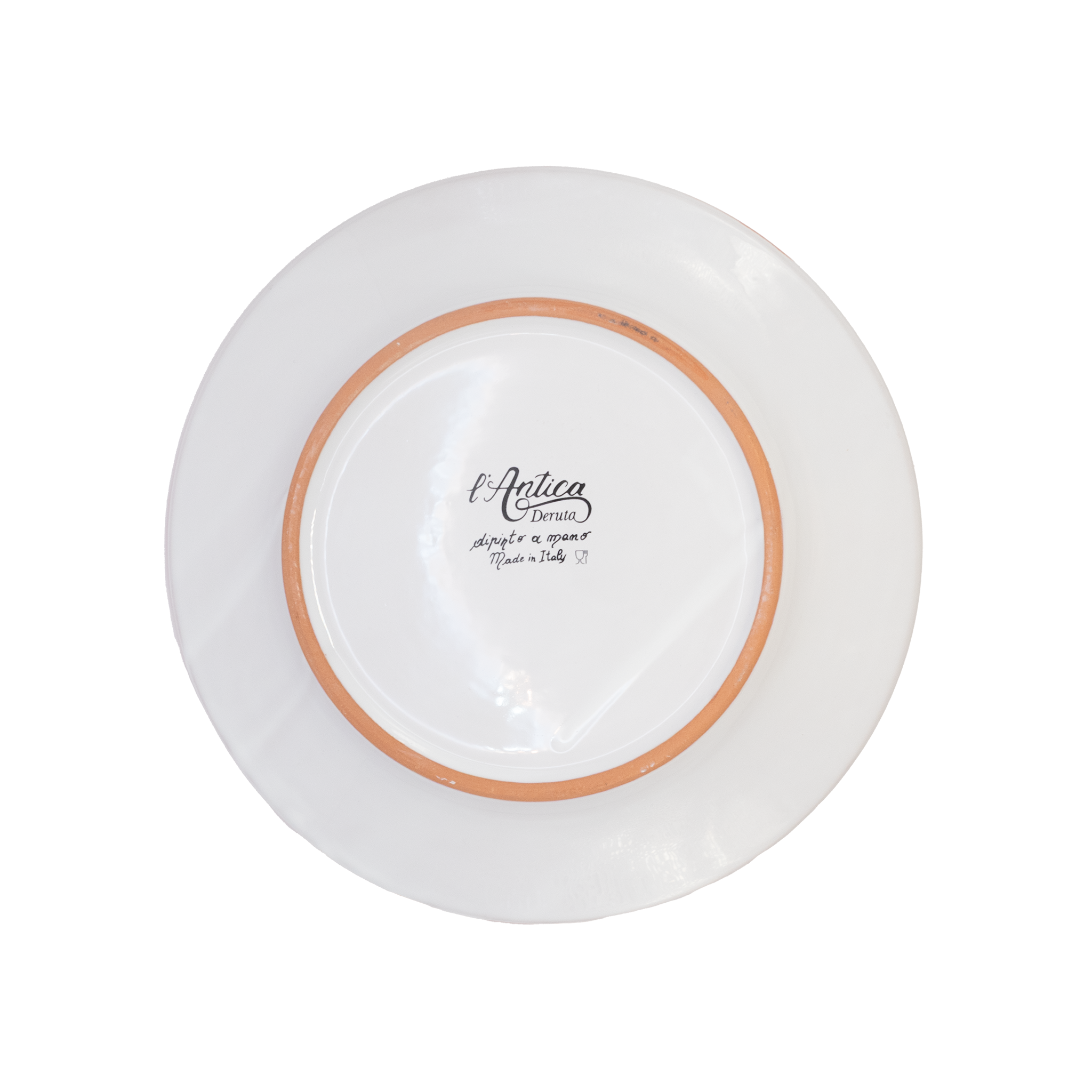 Fiore decorato plate Antica Deruta 25.5 cm