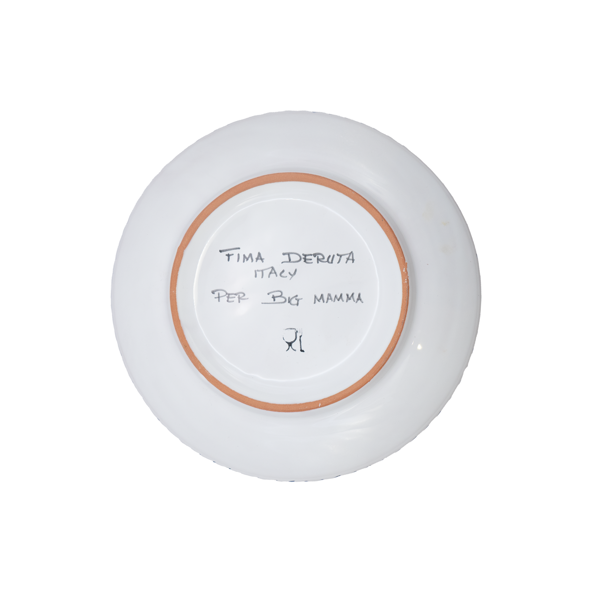 Assiette Gallo blu Fima 20 cm