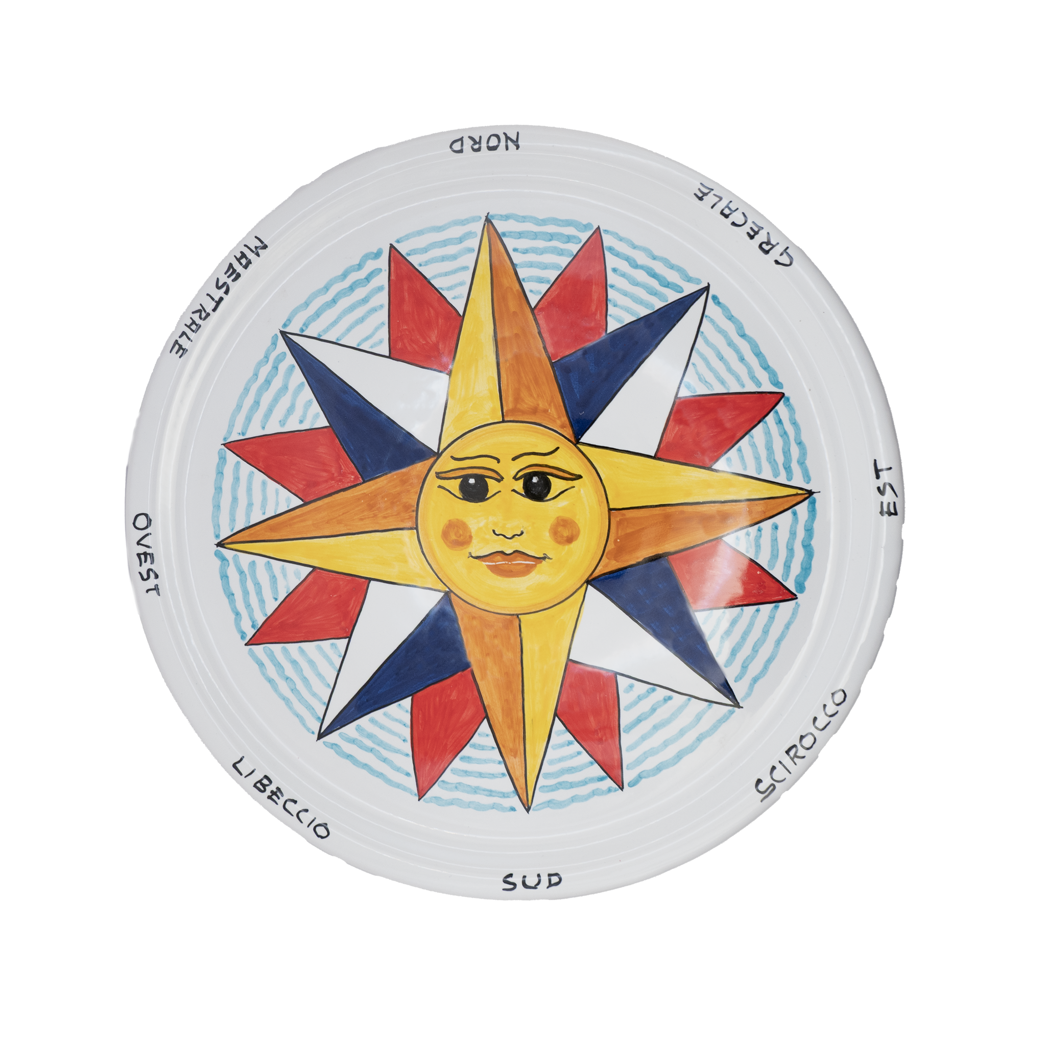 Assiette Sole Antica Deruta 31 cm