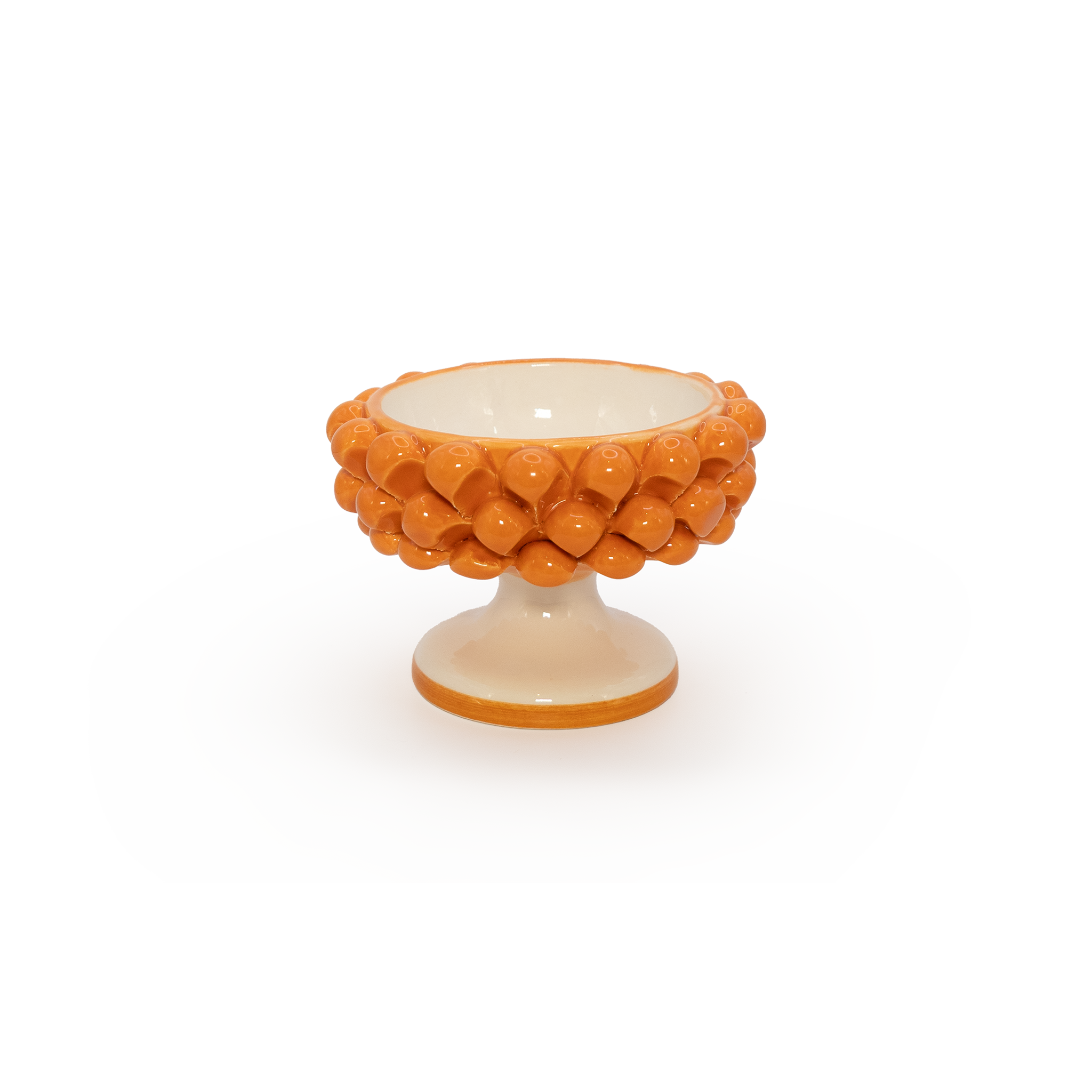 Grand bol orange Pigna Trinacria