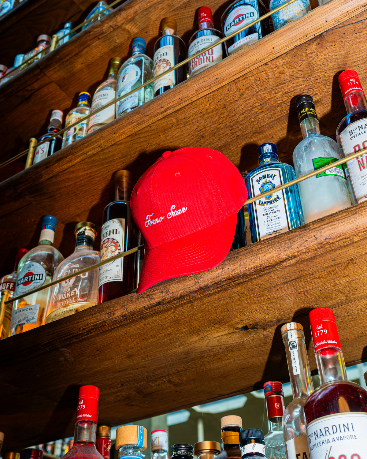Casquette rouge brodée Forno Star